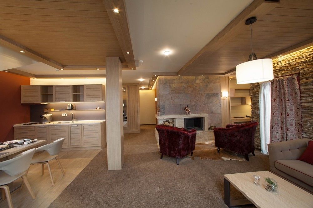 Amira Boutique Hotel Bansko Exterior photo A 3D rendering of a living room